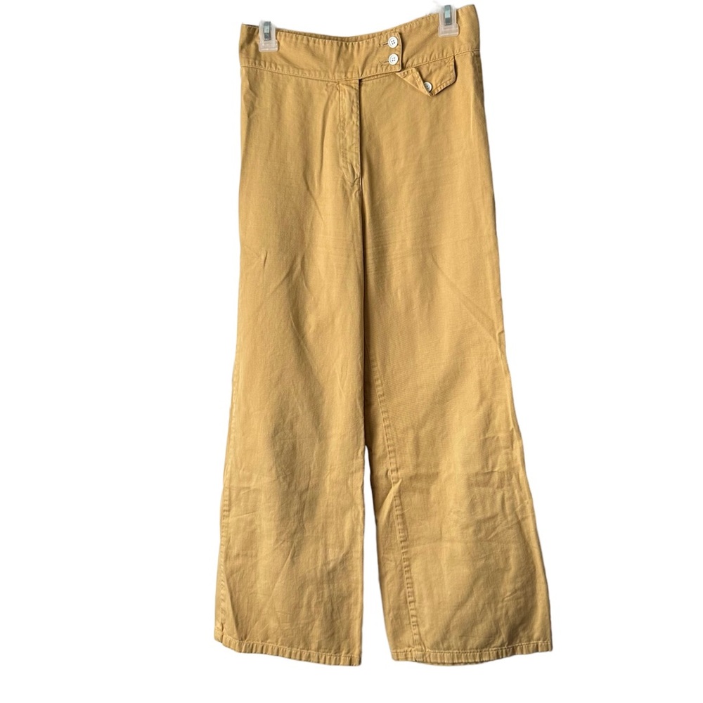 SugarHigh LoveStoned Wide Leg Pants color Mustard/Dark Yellow size 25